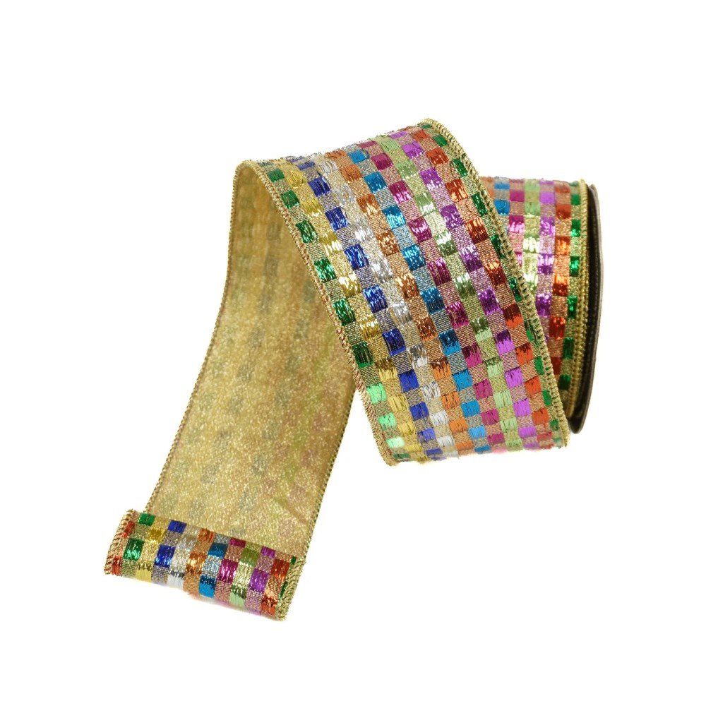 Tinsel Checks, 2.5"