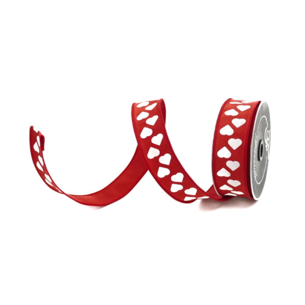 Center Hearts: Red, 1.5"