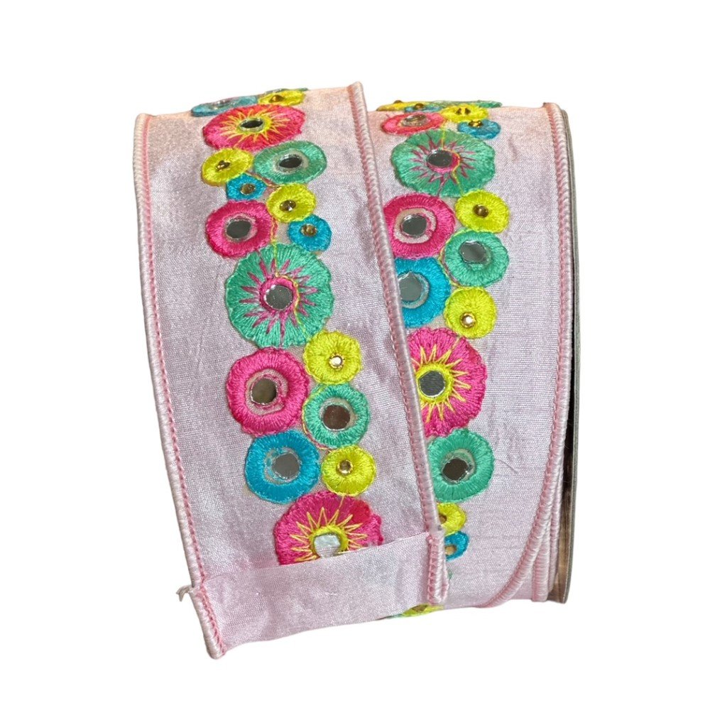 Mod Flowers: Pink, 2.5"