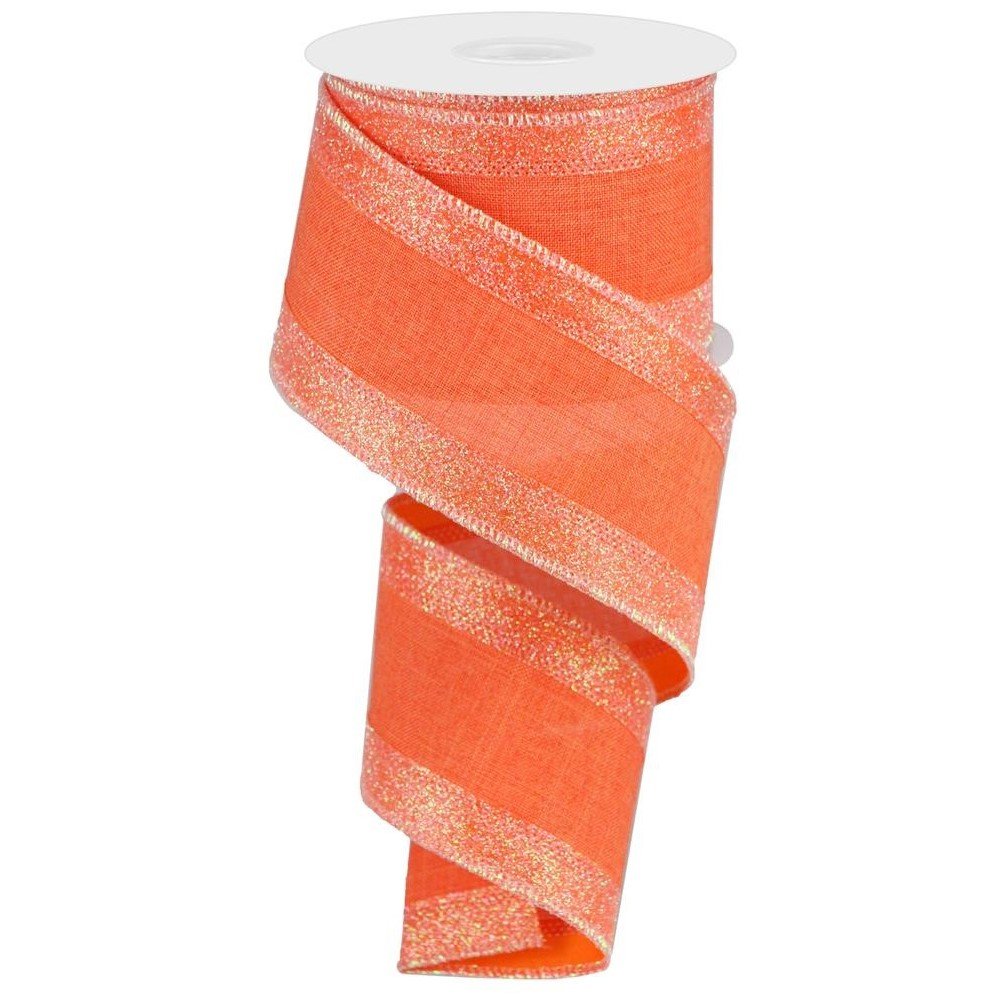 3-in-1 Royal/Burlap Glitter: Coral, 2.5"