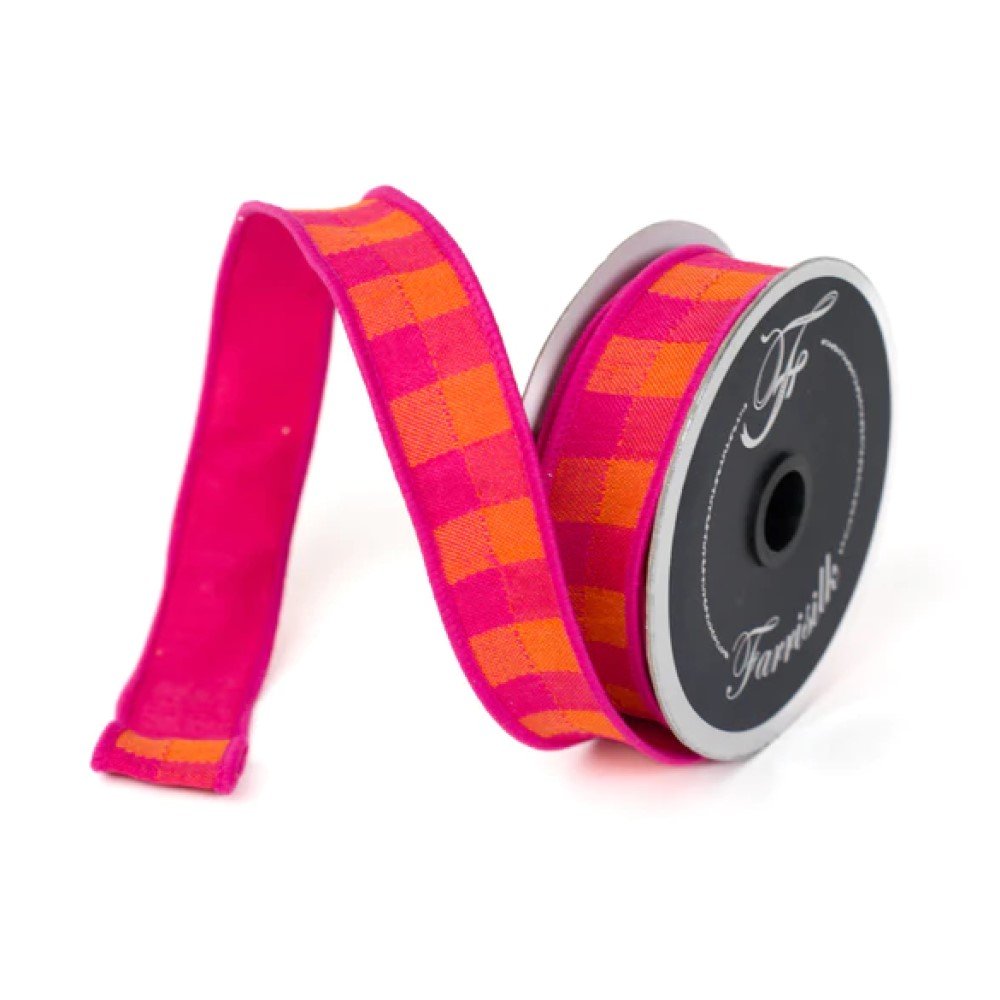Stitchery: Orange/Hot Pink, 1"