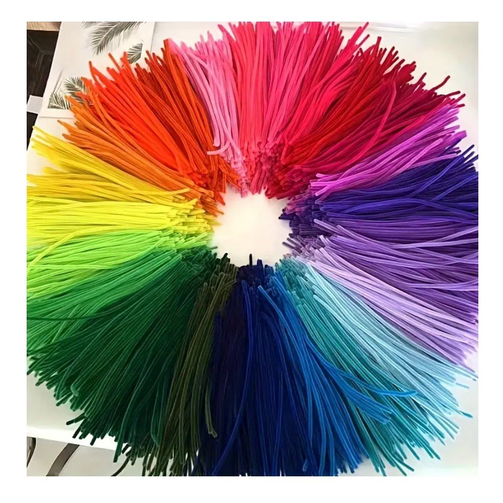 20 Color Mix Chenille Stems: 100pcs, 12"