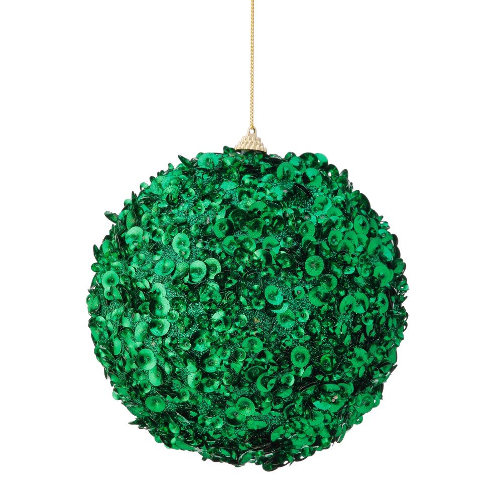 Glamour Sequin Ball Ornament: 6"