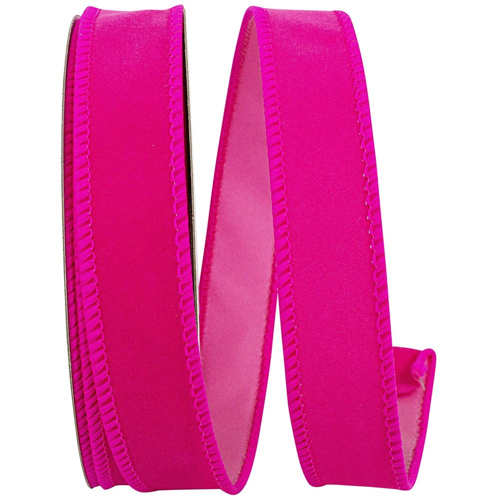 Velvet Fuzz: Fuchsia, 1"