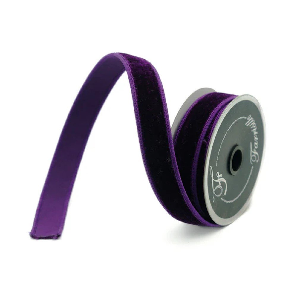 Velvet: Purple, .75"