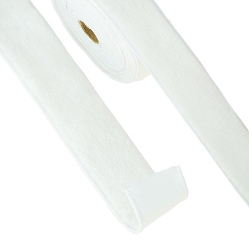 RAZ Sherpa Ribbon, White, 2.5"