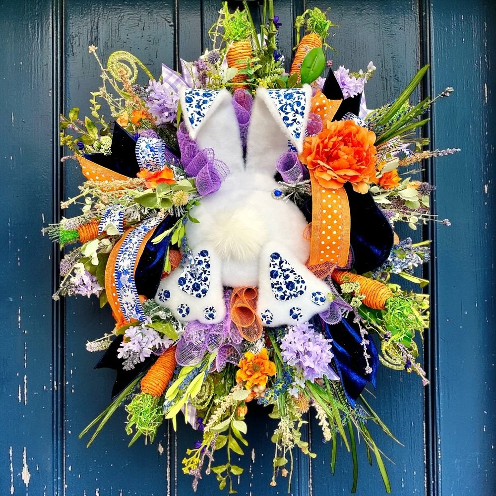 Easter Bunny Bottom Wreath, 32"