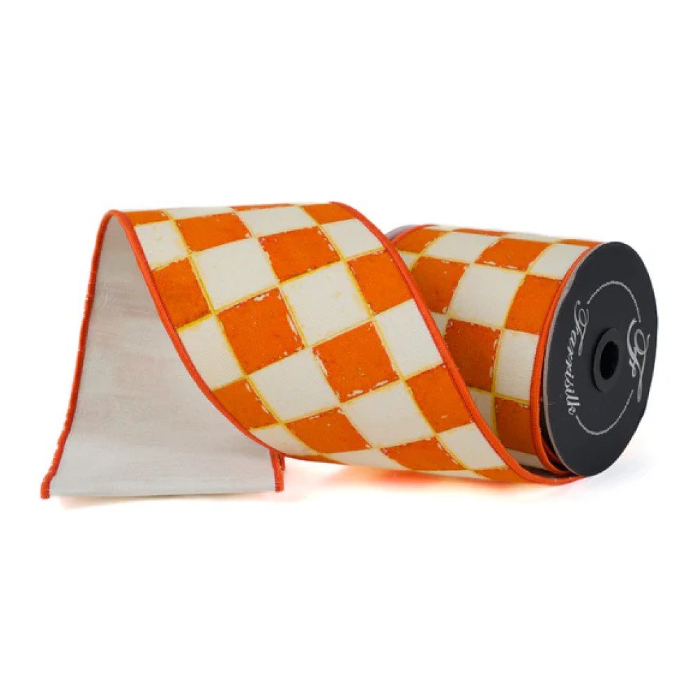 Gallery Checker: Orange, 4"