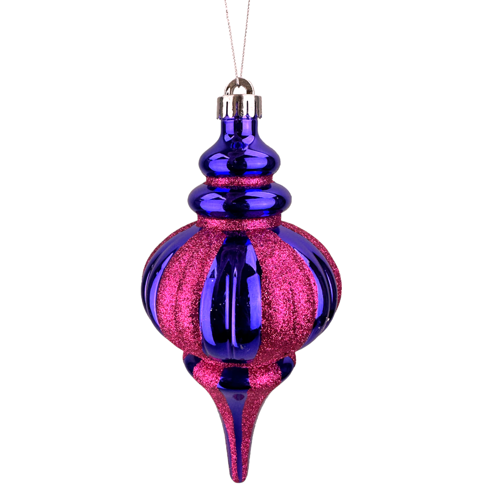 Drop Shape Ornament: Purple/Fuchsia, 10"