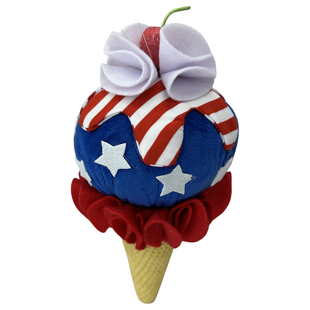 Patriotic Ice Cream Ornament, 10"