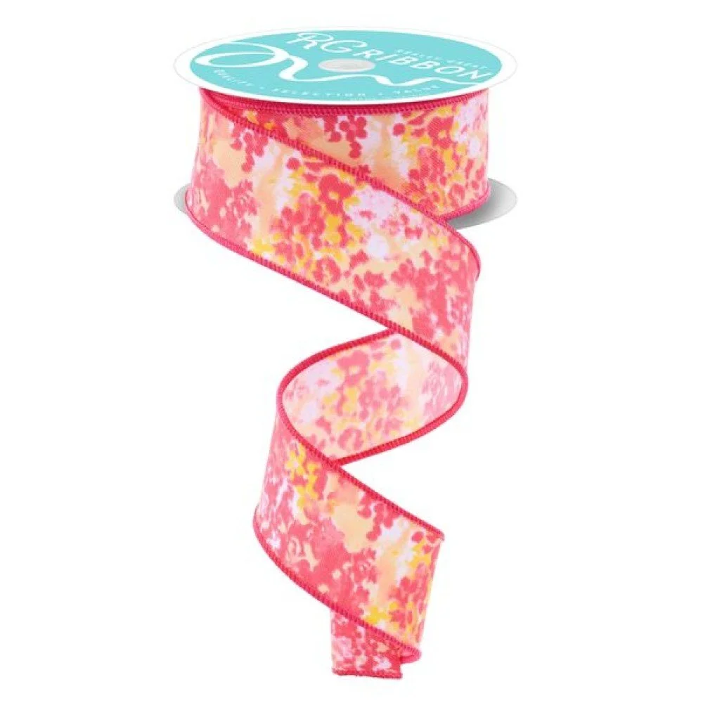 Abstract Print: Coral, 1.5"