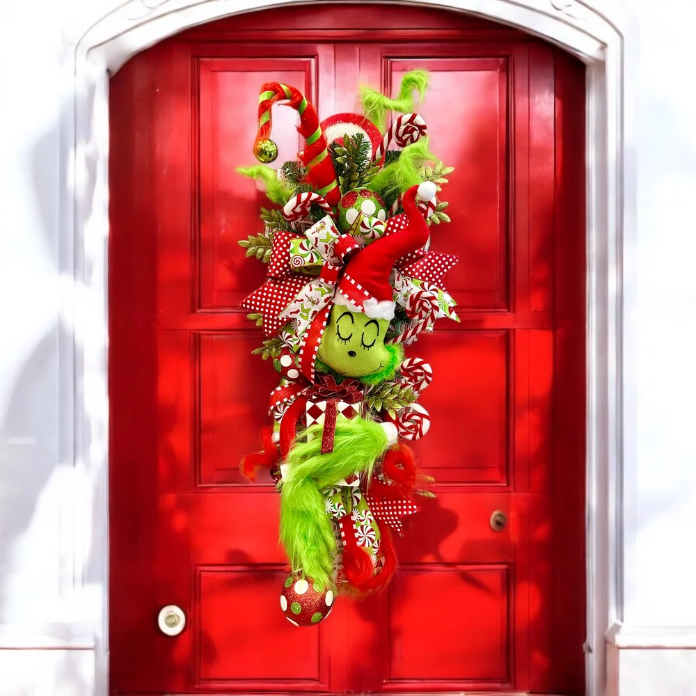 Grinchy Swag, 48” — Holiday Whimsy