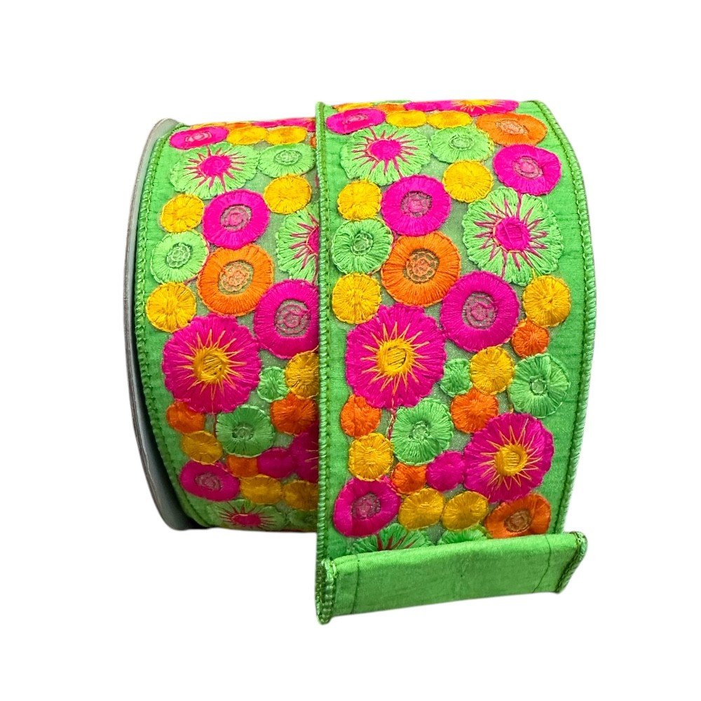 Mod Flower Trim, 2"