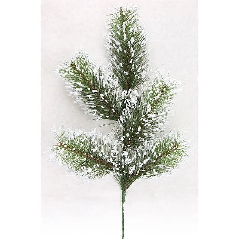 Iced Needle Pine Spray, 22"