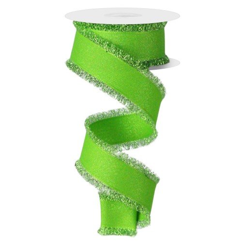 Fuzzy Edge: Lime, 1.5"