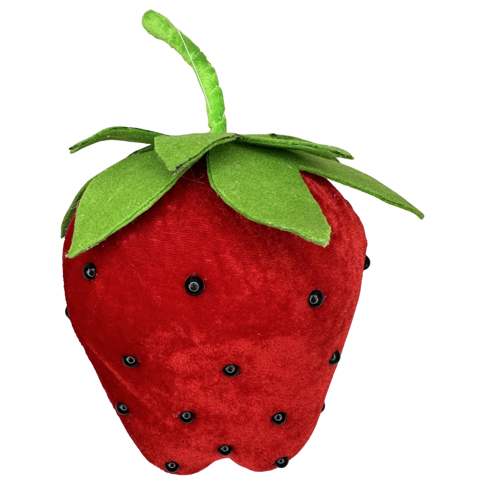 Strawberry Decor: Red, 8"