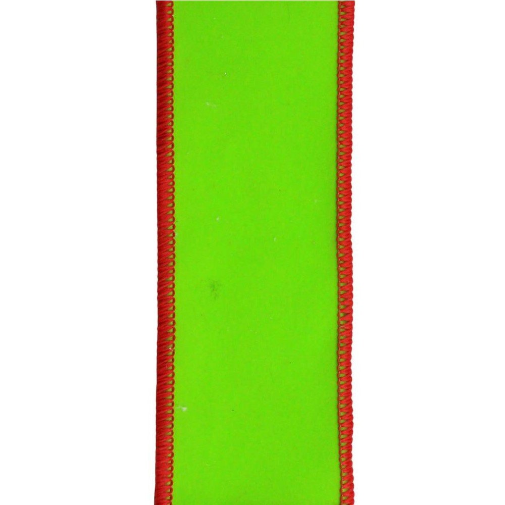 Velvet: Lime/Red, 2.5"
