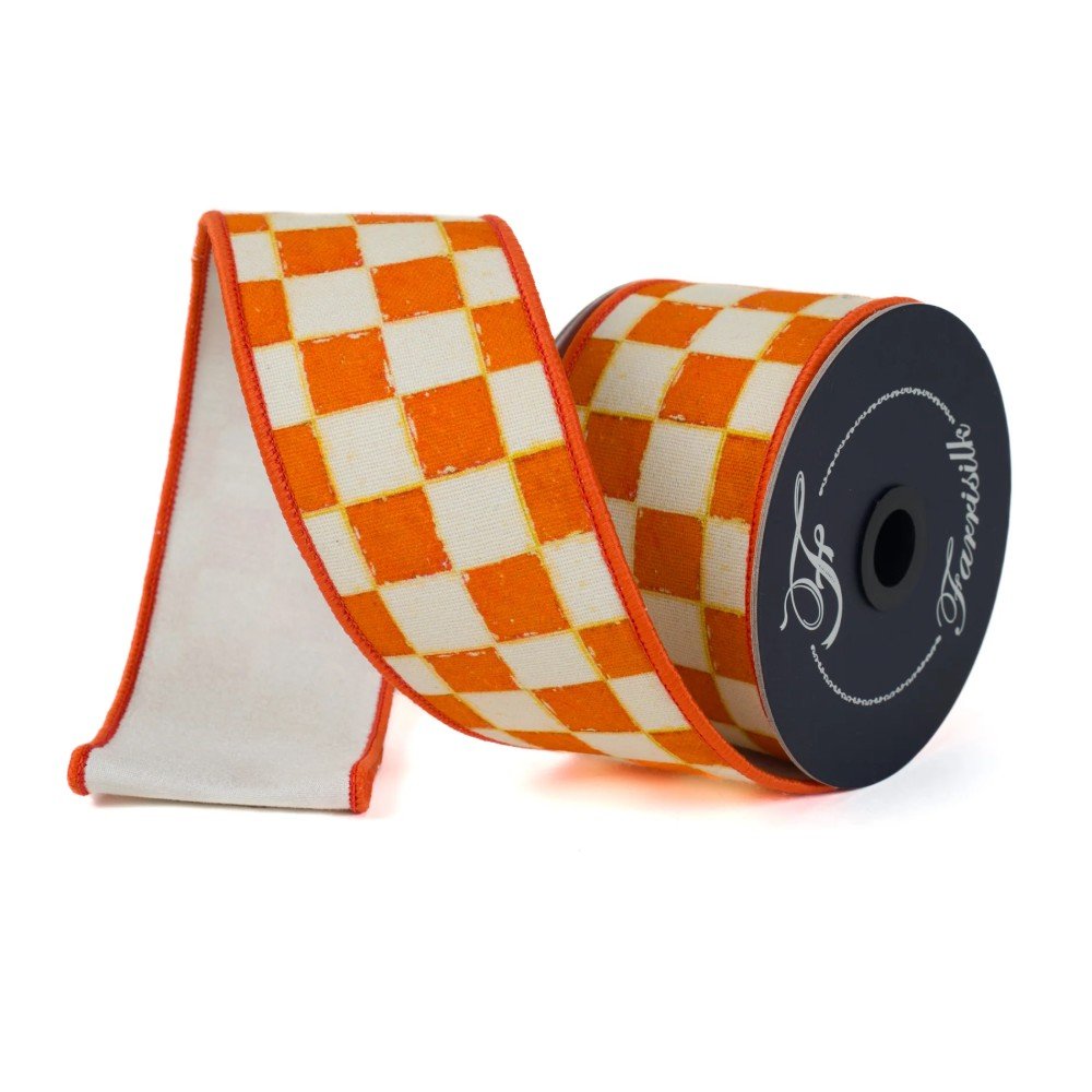 Gallery Checker: Orange, 2.5"
