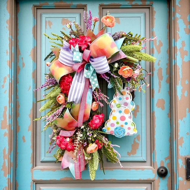 Blooming Seasons Wreath, 32"