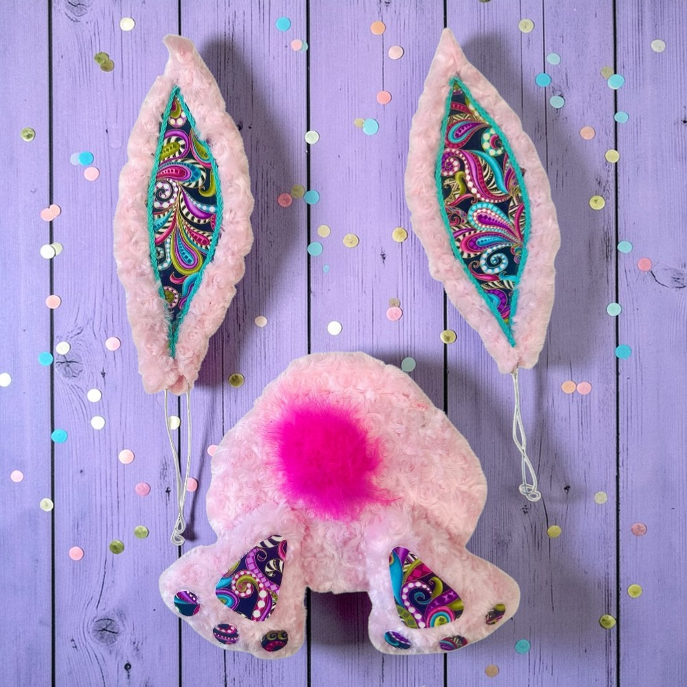Paisley Bunny Bottom Attachment Set, 18"