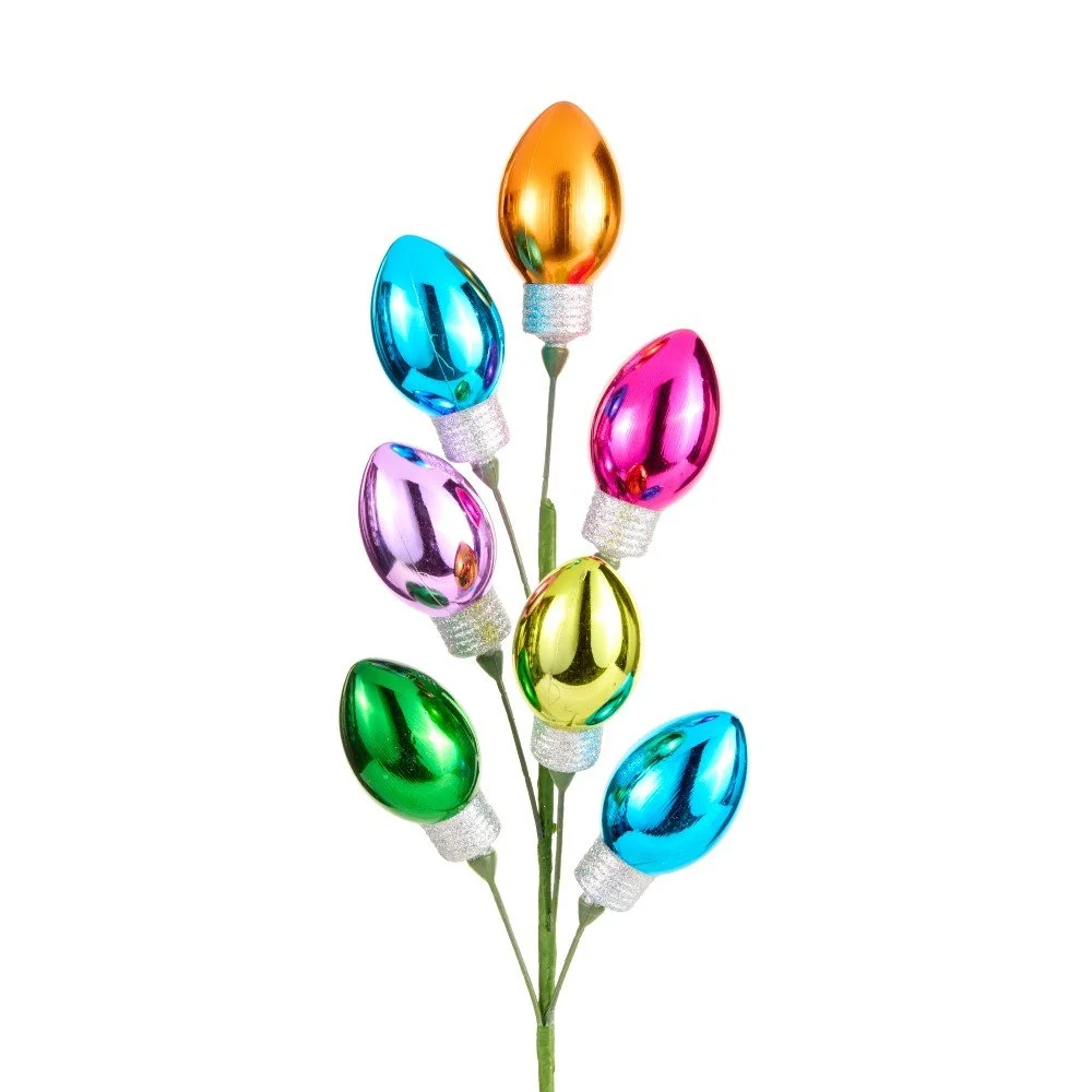 RAZ Light Bulb Spray: Multicolor, 28"