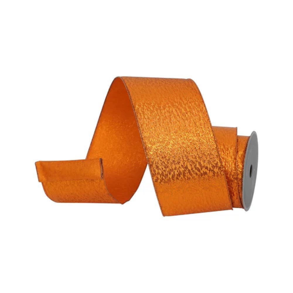 Metallic Tinsel: Orange, 4"