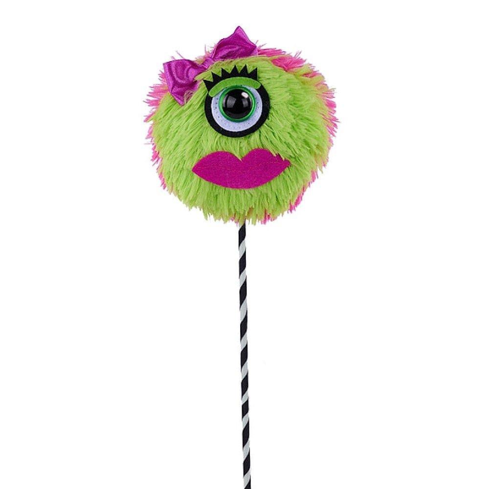 One Eyed Monster w/ Hair Bow Pick: Lime, 14"