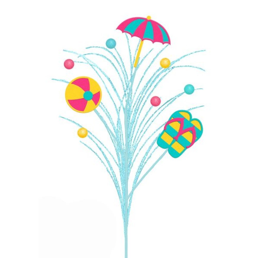 Glitter/Felt Beach Spray, 23"