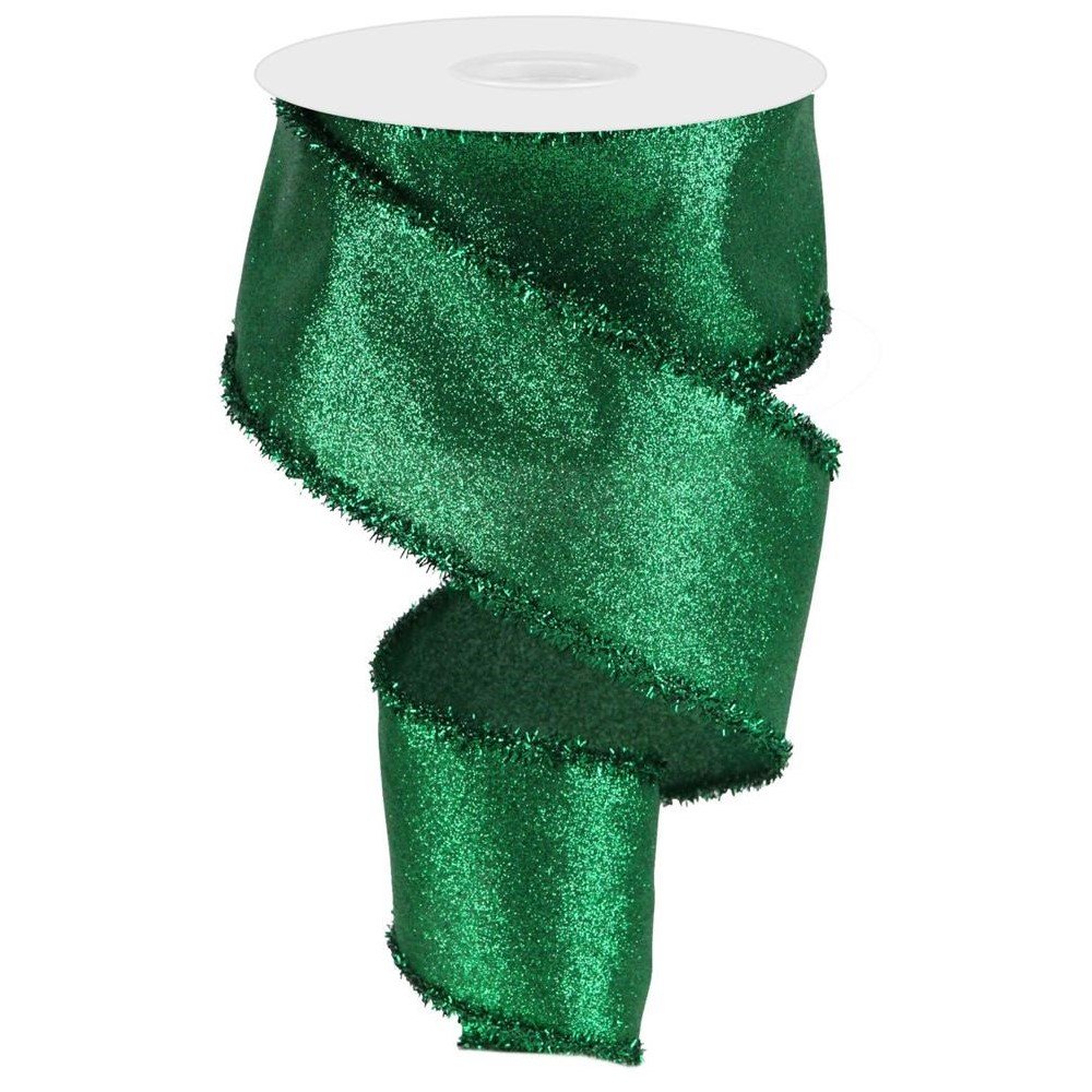 Shimmer Glitter/Tinsel: Emerald, 2.5"