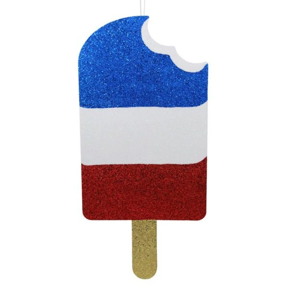 Glitter Patriotic Popsicle, 20"