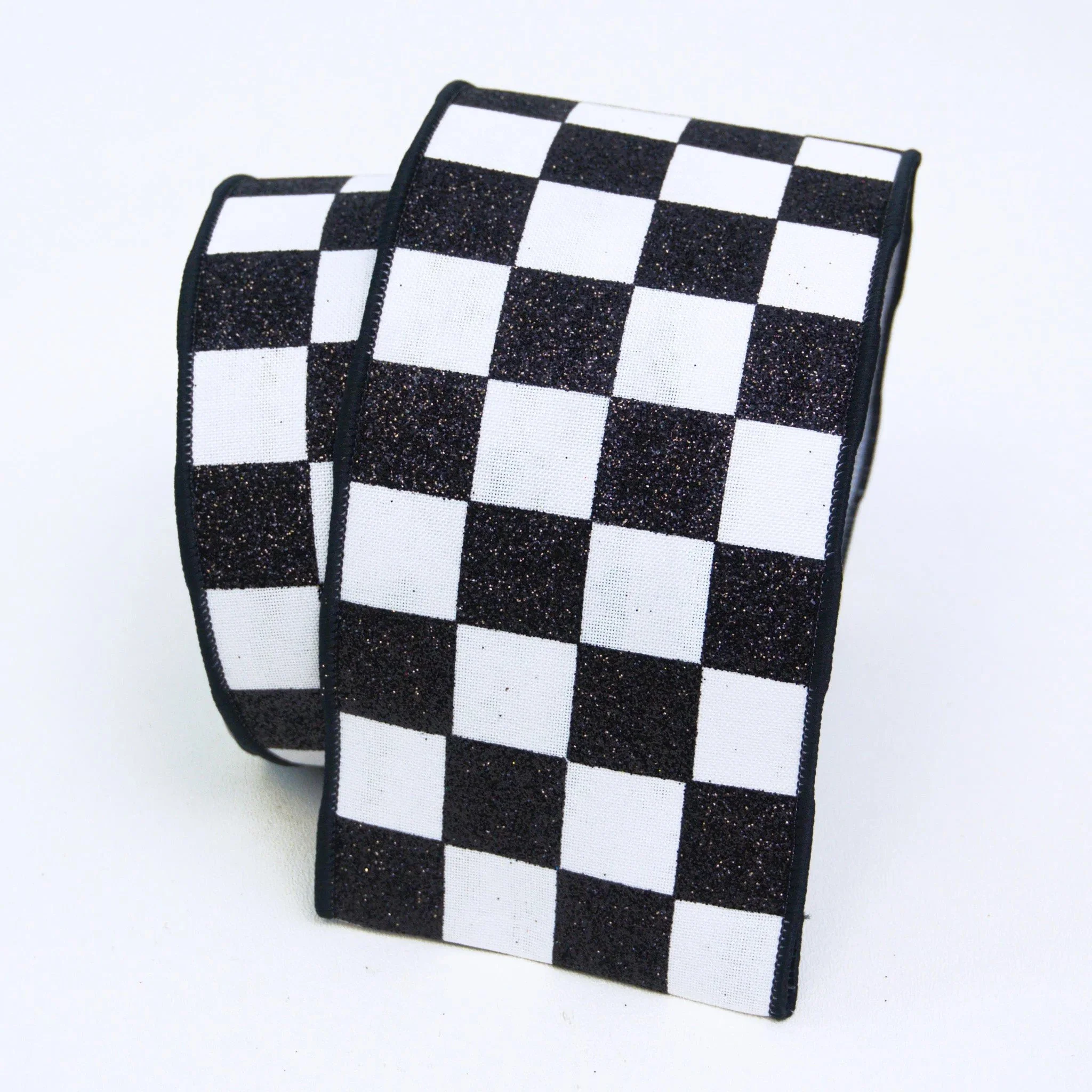 Foil Checks: Black/White, 4”