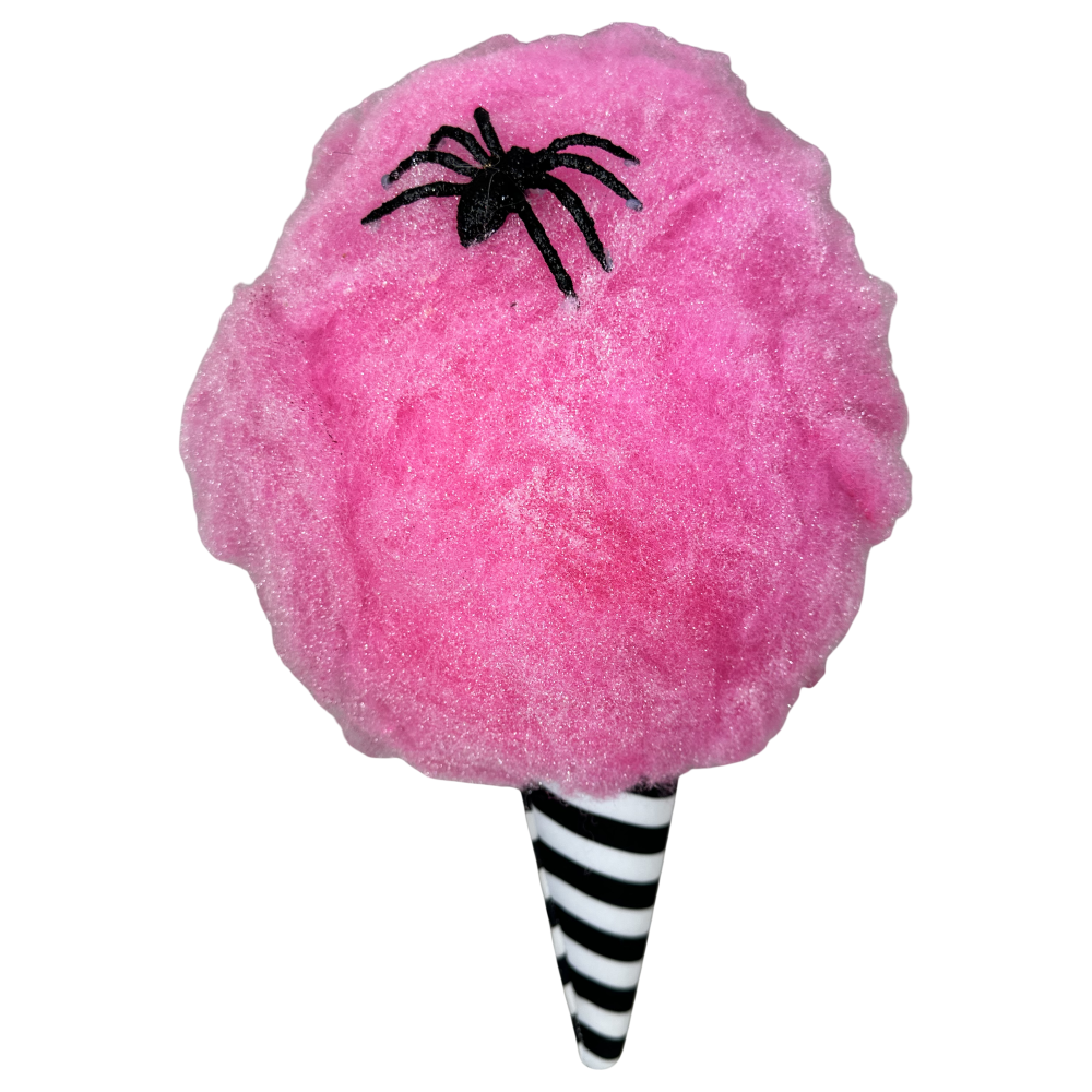 Glitter Cotton Candy Ornament: Pink, 14"