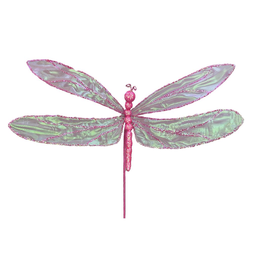 Dragonfly Pick: Pink, 16"
