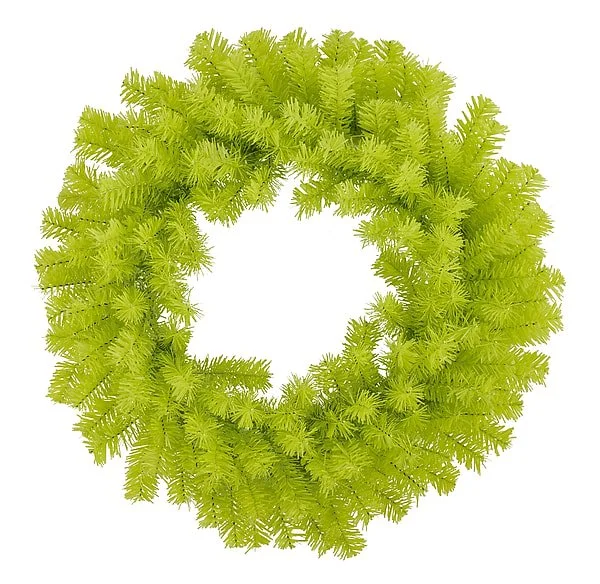 Pine Wreath: Lime, 24"