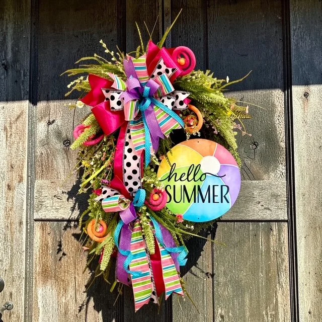 Bunnies & Beach Days Wreath, 32