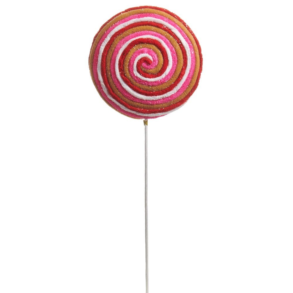 RAZ Gingerbread Lollipop Stem, 20"