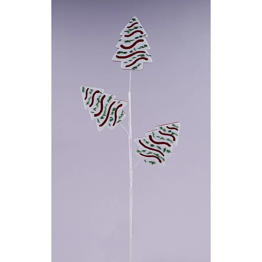 Felt/Bead Christmas Tree Cake Spray, 27"