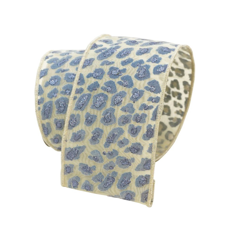 Retro Cheetah: Blue, 2.5"