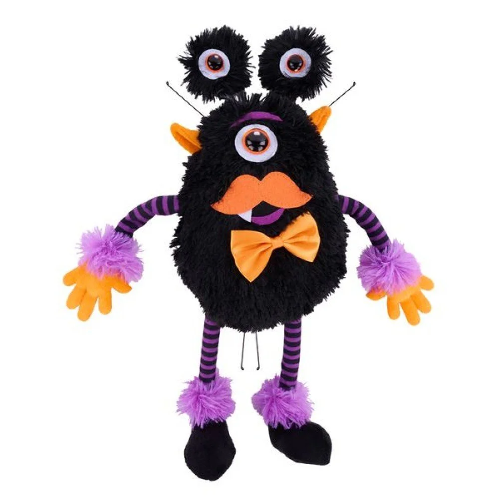 Plush Monster w/Bowtie, 15.25”