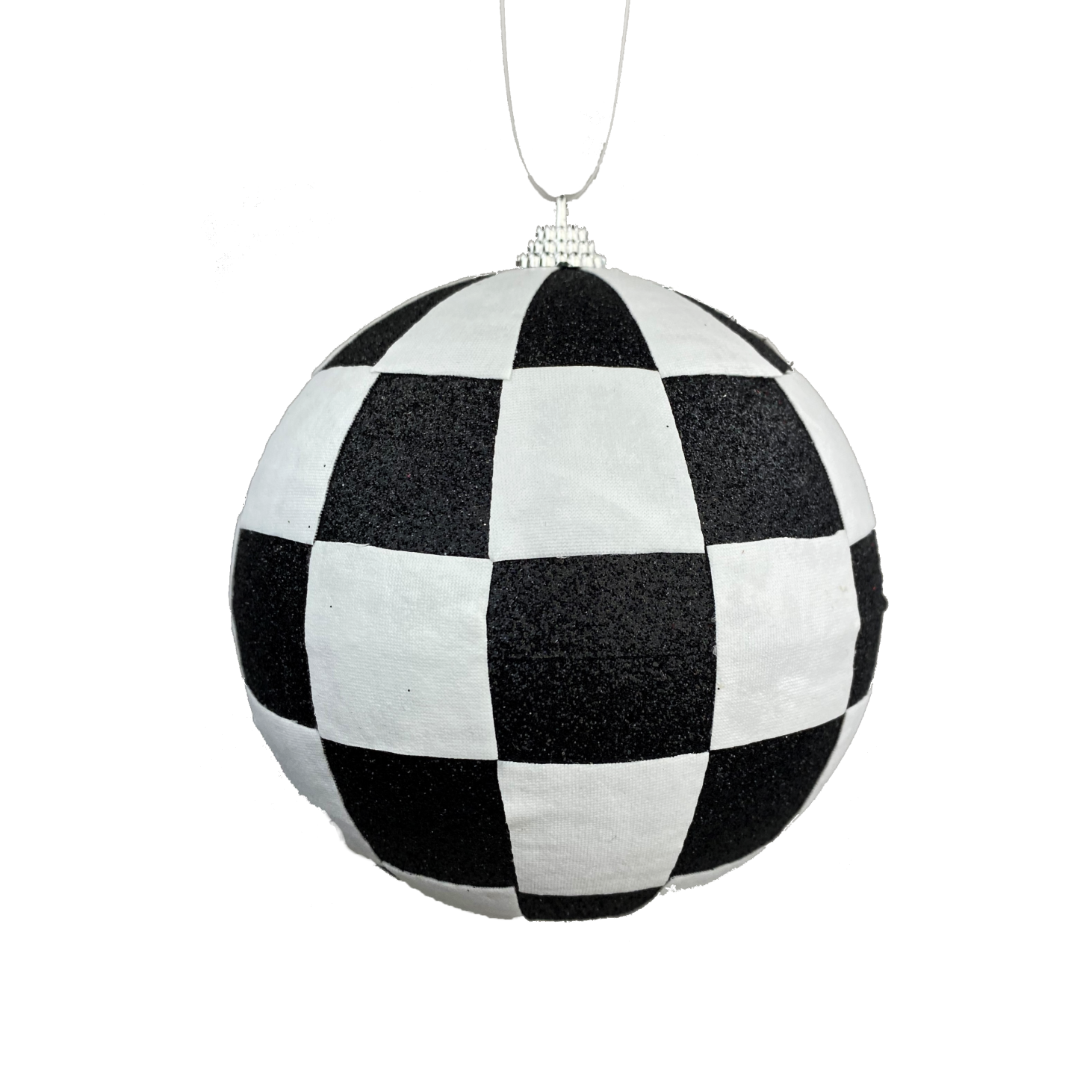 Checker Ball: Black/White, 4.5"