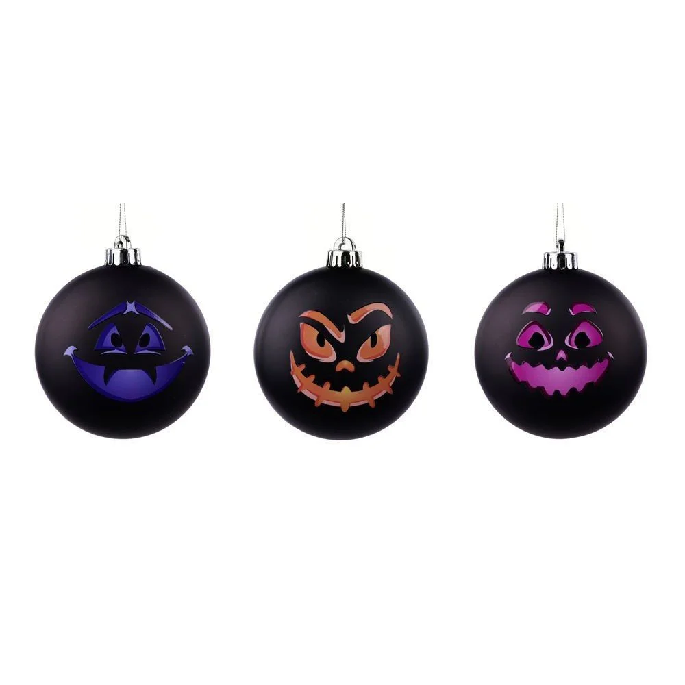 Jack-O-Lantern Ball Ornament, 120mm
