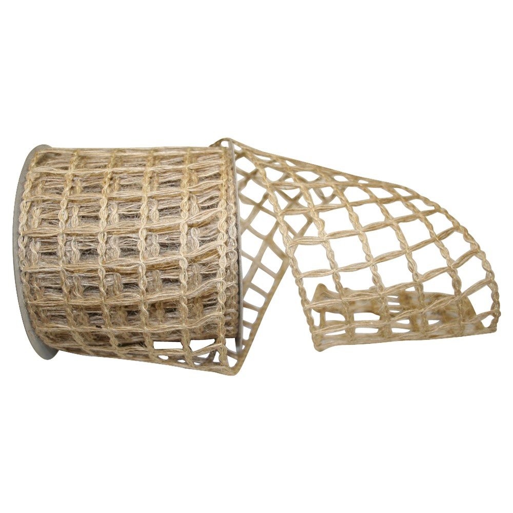 Grand Net Jute: Natural, 4"