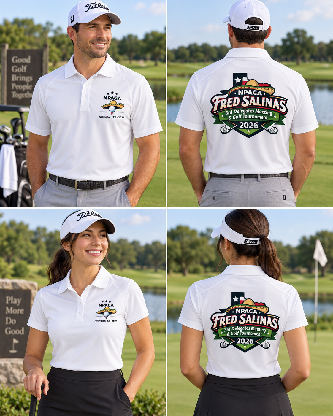 NPAGA Fred Salinas 2026 -  Polo Shirt