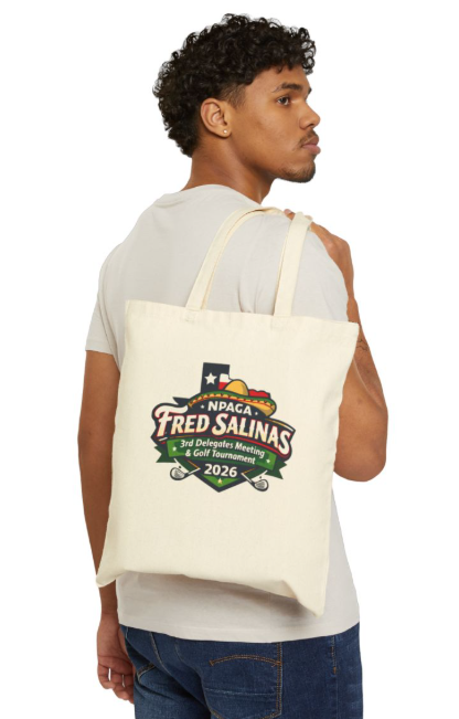 NPAGA - Fred Salinas Cotton Canvas Tote Bag