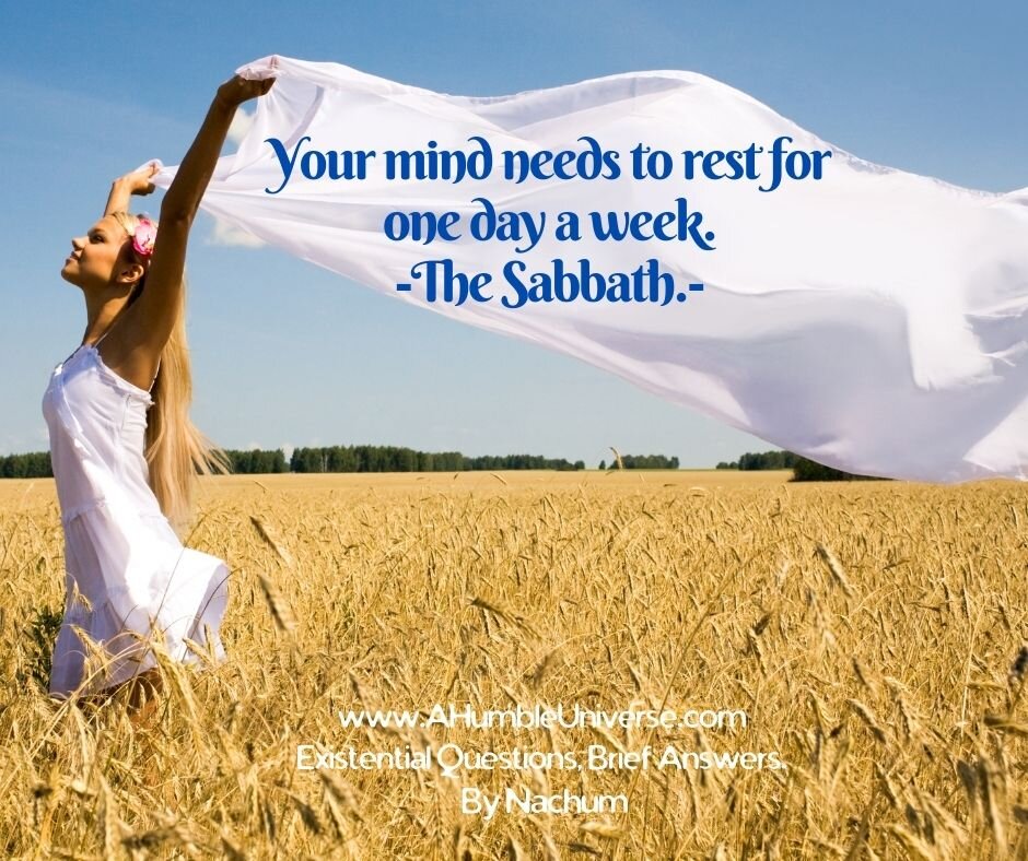 Taking a day of rest at least once per week, known as &quot;honoring the Sabbath&quot; is good for your mental health. 

May is Mental Health month and it is vital to rest and restore to feel your best.

 #MentalHealthMonth #mentalhealthmonth #mental