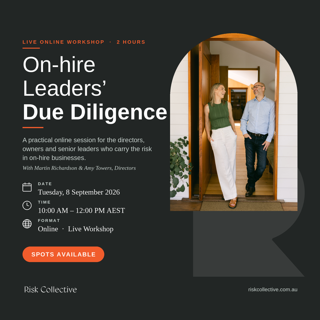 On-hire Leaders' Due Diligence - Spots Available