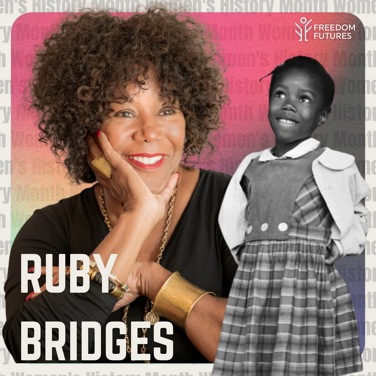 Breaking Barriers: Ruby Bridges &amp; the Power of One&nbsp;

In 1960, at just six years old,&nbsp;Ruby Bridges&nbsp;became a symbol of courage and change when she walked through the doors of William Frantz Elementary School as the first Black child 