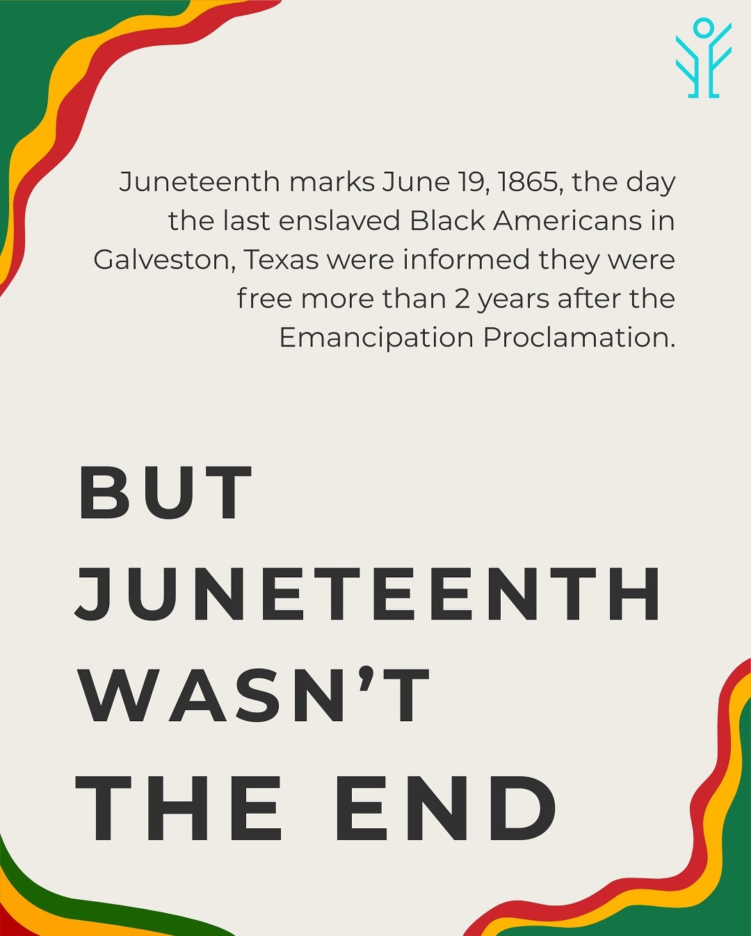 Freedom didn&rsquo;t arrive in full on June 19, 1865. It still hasn&rsquo;t. Juneteenth is both a celebration and a call to action. We show up for Black lives by transforming systems. 

#Juneteenth #BlackFutures #JusticeNow #FreedomFutures