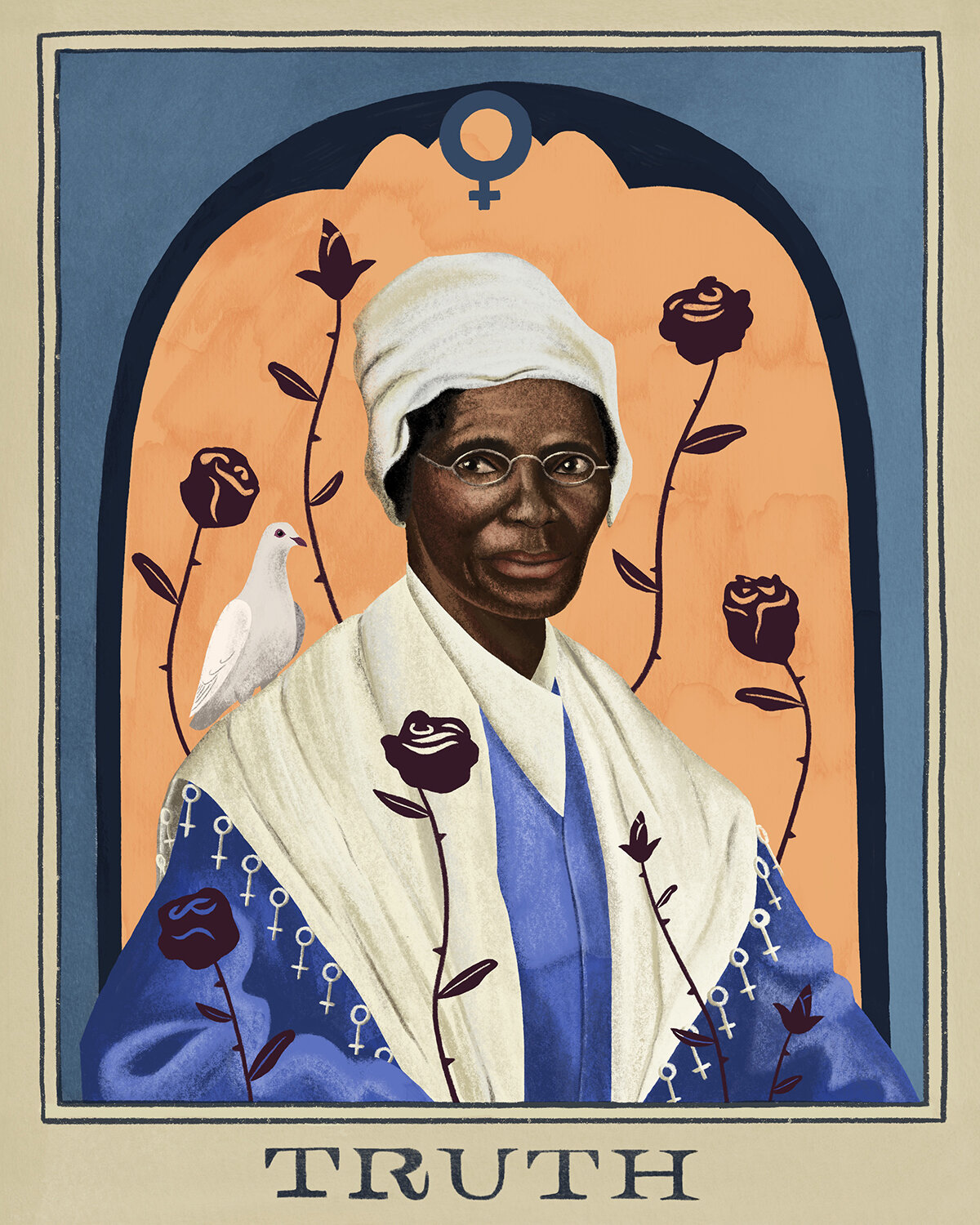 Magazine Cover Sample of Pioneer of American Civil Rights, Sojourner Truth