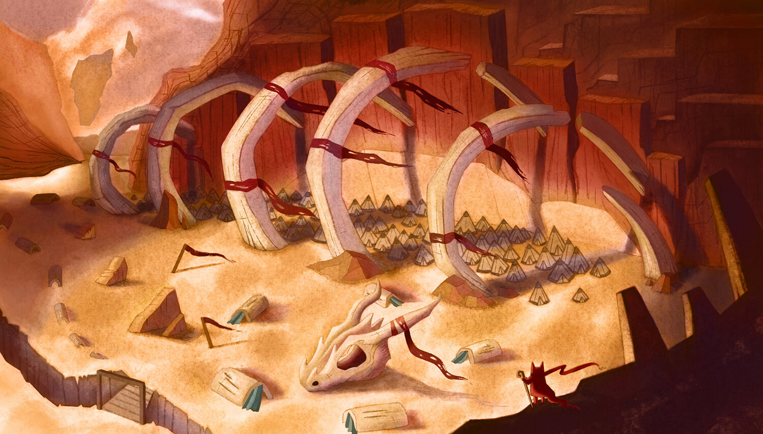 Development Sample of Toxic Valley Location for "Lost Sands" by Anna Vander Heide